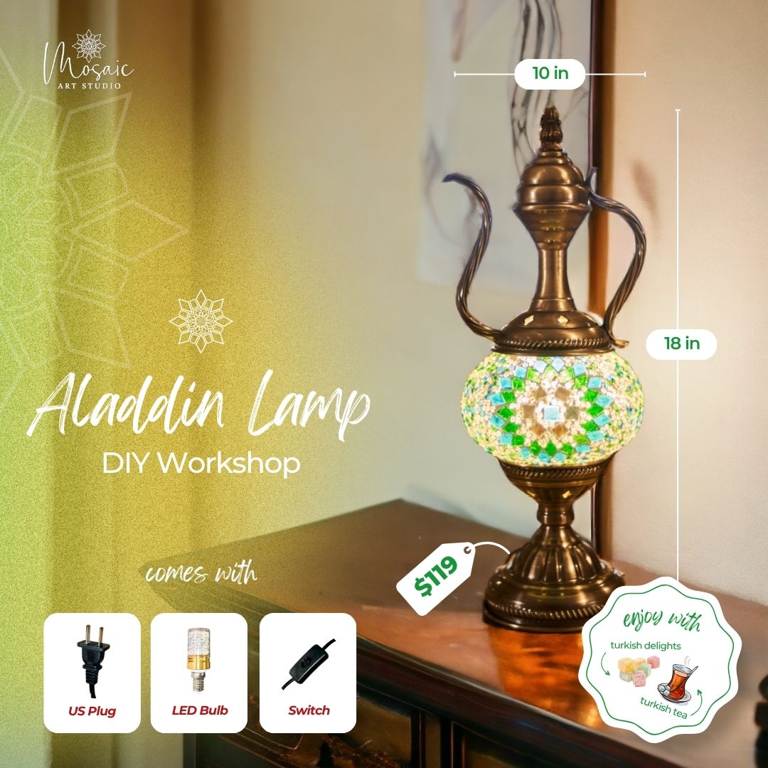 DIY Turkish Mosaic Lamp Workshop â Edmonton, AB