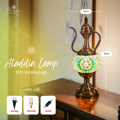 DIY Turkish Mosaic Lamp Workshop – Red Deer, AB