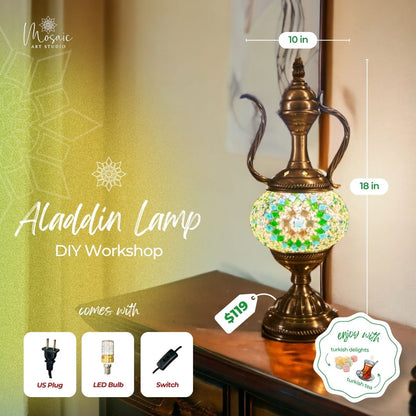 DIY Turkish Mosaic Lamp Workshop – Edmonton, AB