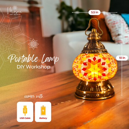 DIY Turkish Mosaic Lamp Workshop – Red Deer, AB