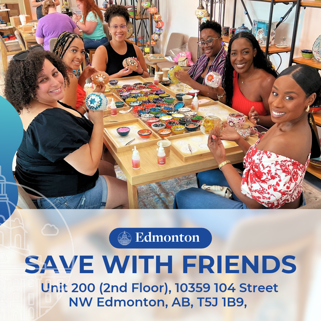 Save with Friends Mosaic Art Workshops in Edmonton, AB