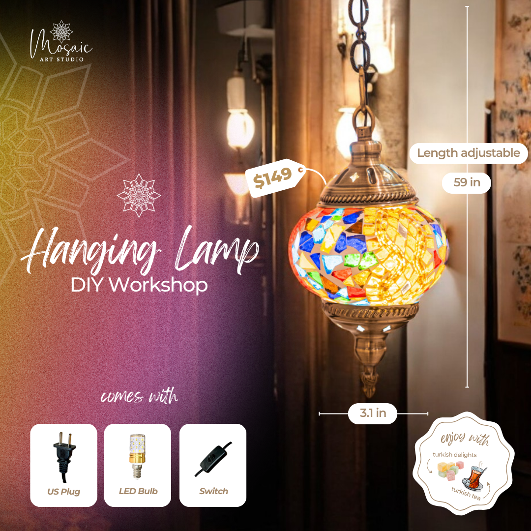 DIY Turkish Mosaic Lamp Workshop – Edmonton, AB