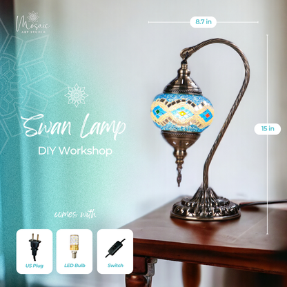 DIY Turkish Mosaic Lamp Workshop – Red Deer, AB