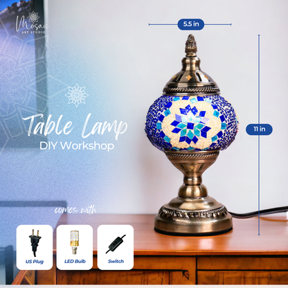 DIY Turkish Mosaic Lamp Workshop – Red Deer, AB